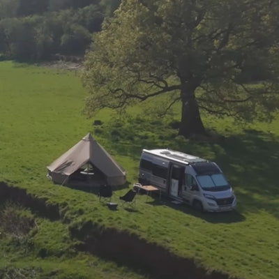 KingCamp 4-Season Khan 340GSM TC Canvas Bell Tent-13ft/16.4ft