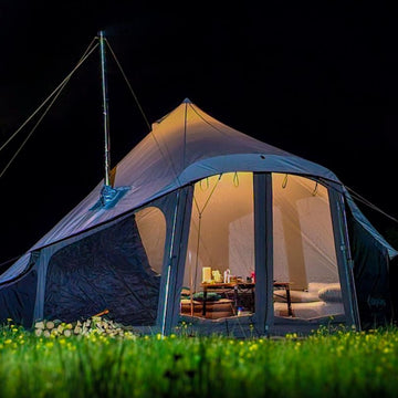 KingCamp KHAN LIGHT 400/500 Canvas Bell Tent