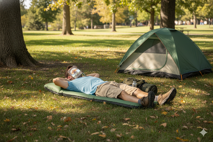 KingCamp DELUXE 12 Air Mattress with Built-in Foot Pump