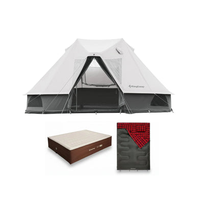 KingCamp KHAN VILLA 3-in-1 Family Glamping Bundle