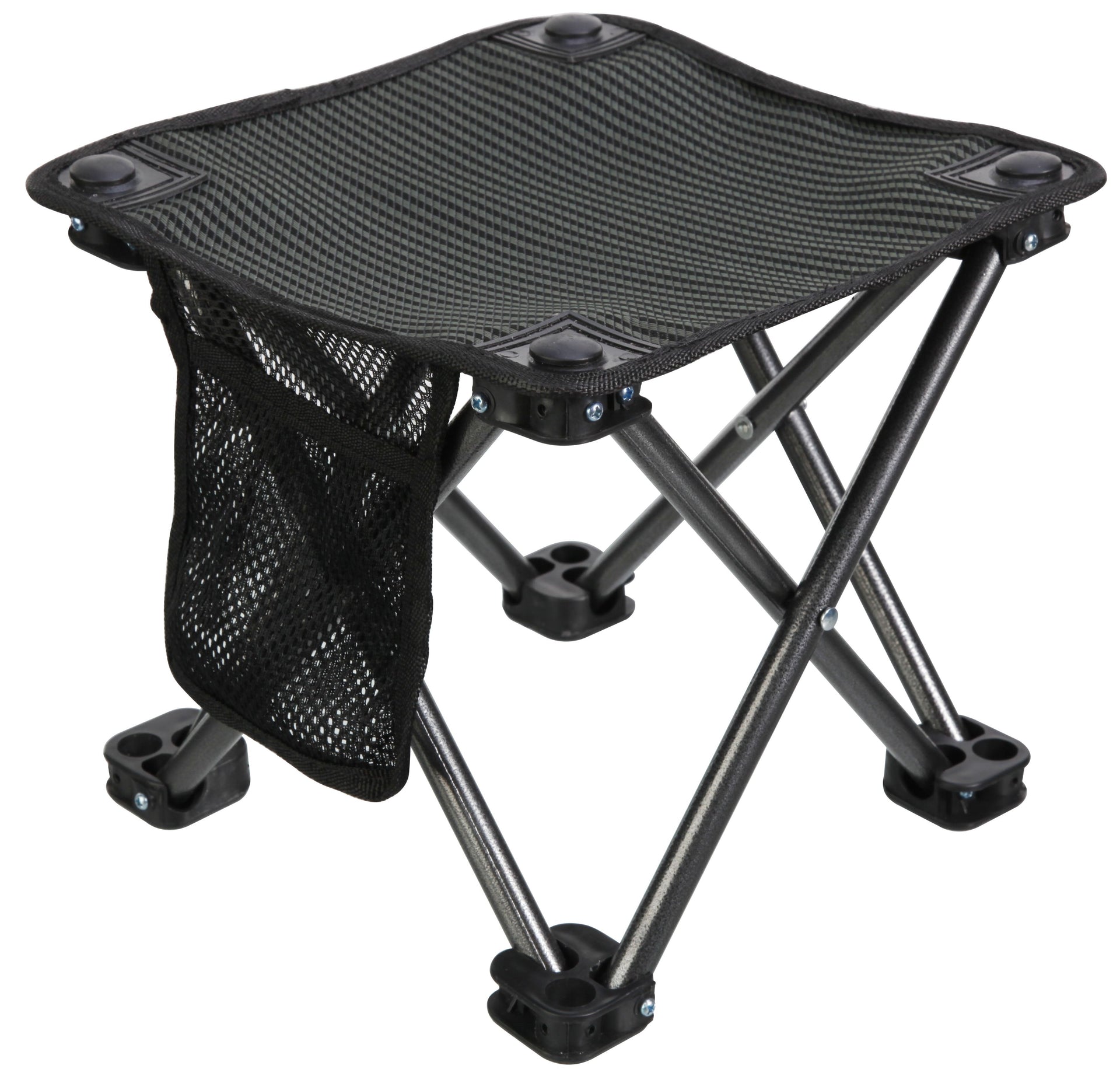 KingCamp Mini Folding Stool Black / 1-PACK