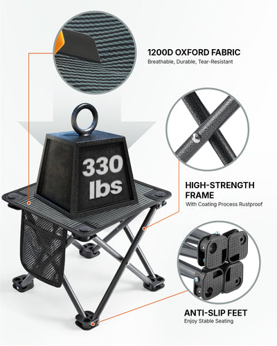 KingCamp Mini Folding Camping Stool