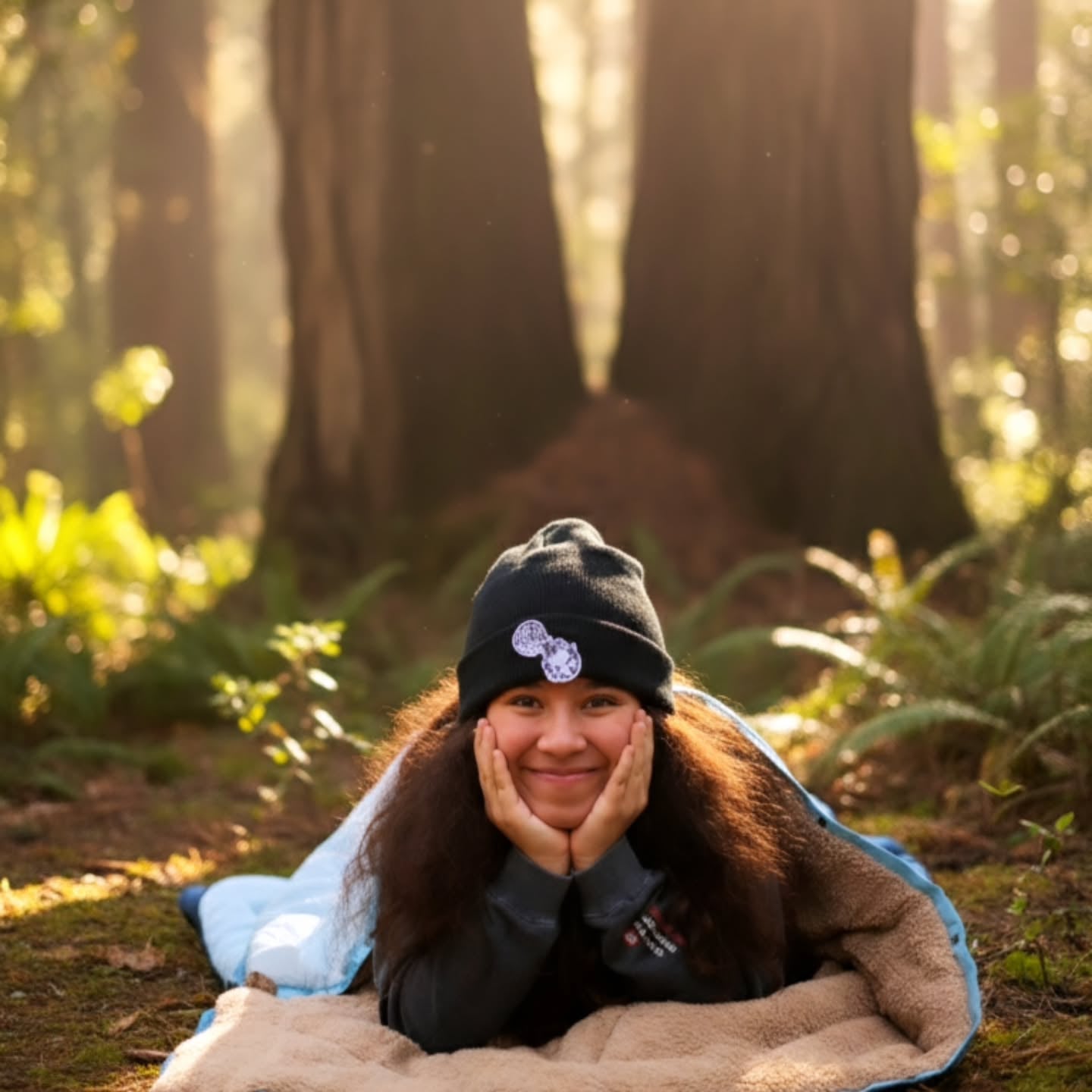 KingCamp Printed Sherpa Fleece Camping Blanket