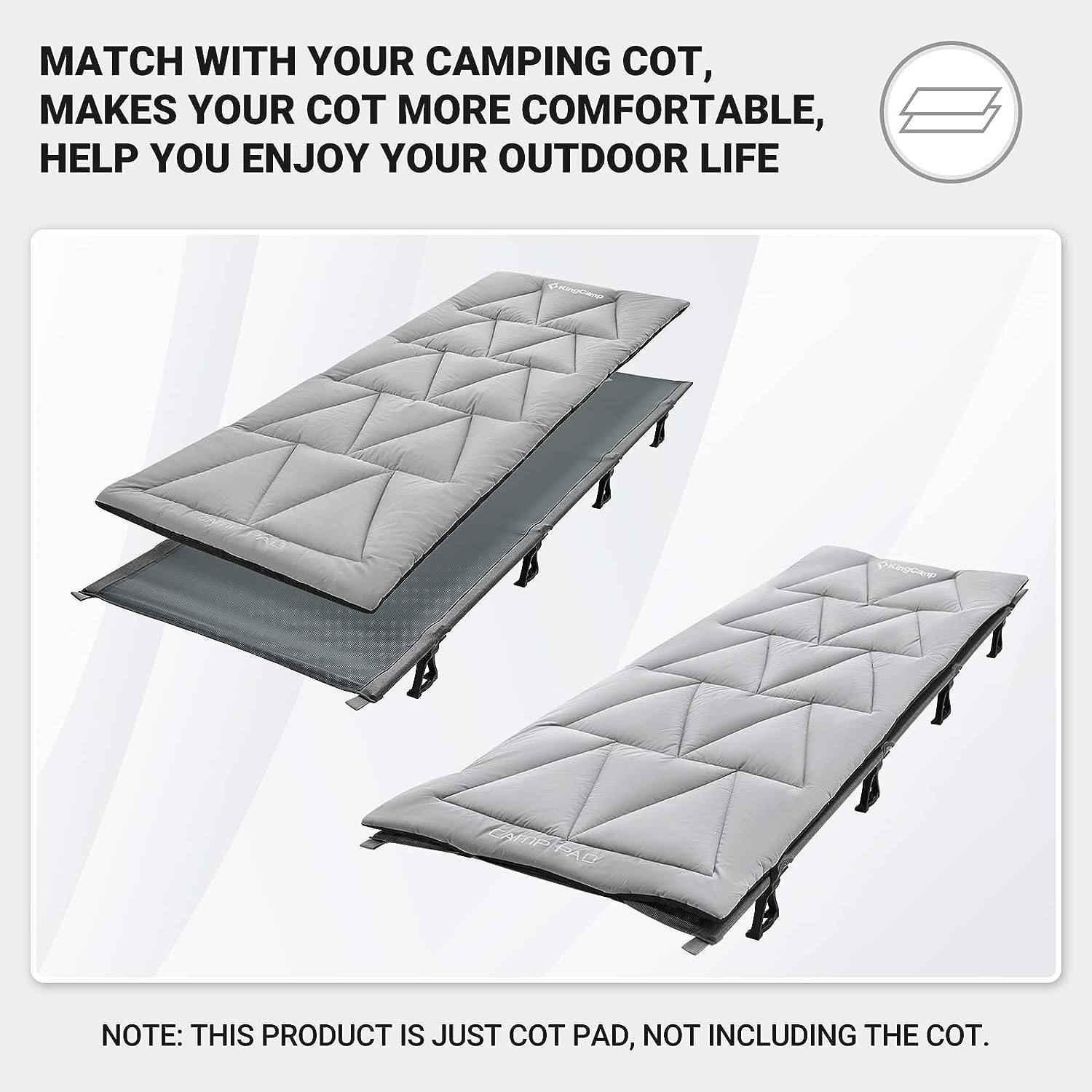 KingCamp Sleeping Pads for Cot