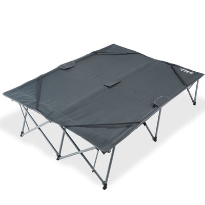 KingCamp Luxury Double Camping Cot & Air Pad Bundle