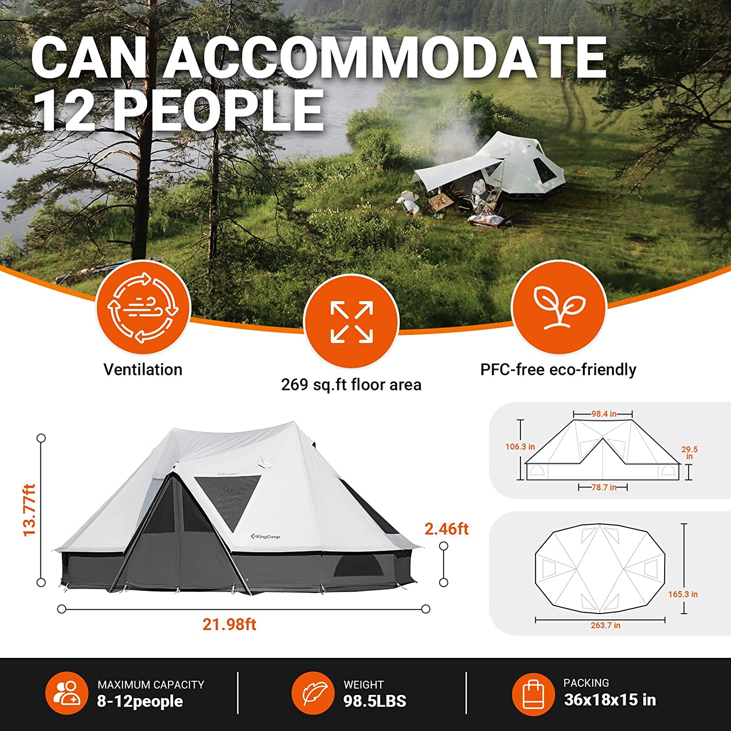 large space tent