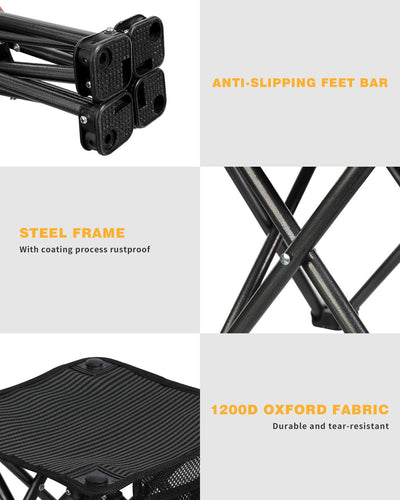 KingCamp Camping Stool Set