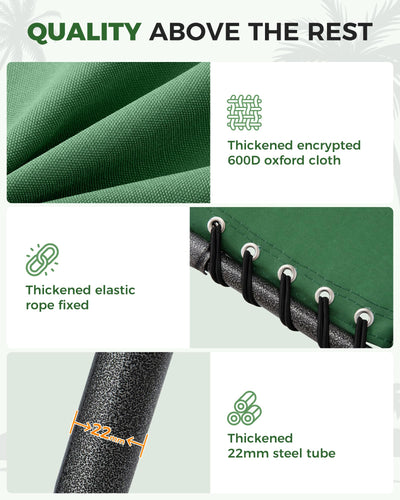 KingCamp MAGNOLIA B10 PLUS Backpack Chaise Lounge with Adjustable Canopy and Face Hole