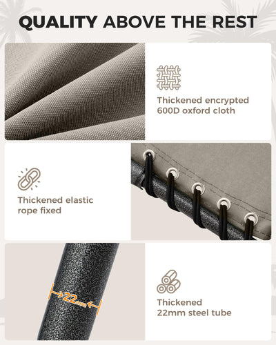 KingCamp MAGNOLIA B10 PLUS Backpack Chaise Lounge with Adjustable Canopy and Face Hole