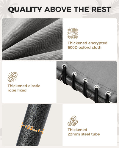 KingCamp MAGNOLIA B10 PLUS Backpack Chaise Lounge with Adjustable Canopy and Face Hole