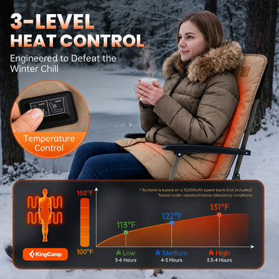 KingCamp Heated Seat Cushion For Outdoors