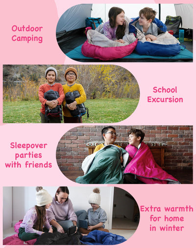KingCamp Oasis 250S+ Kids Flannel Sleeping Bag