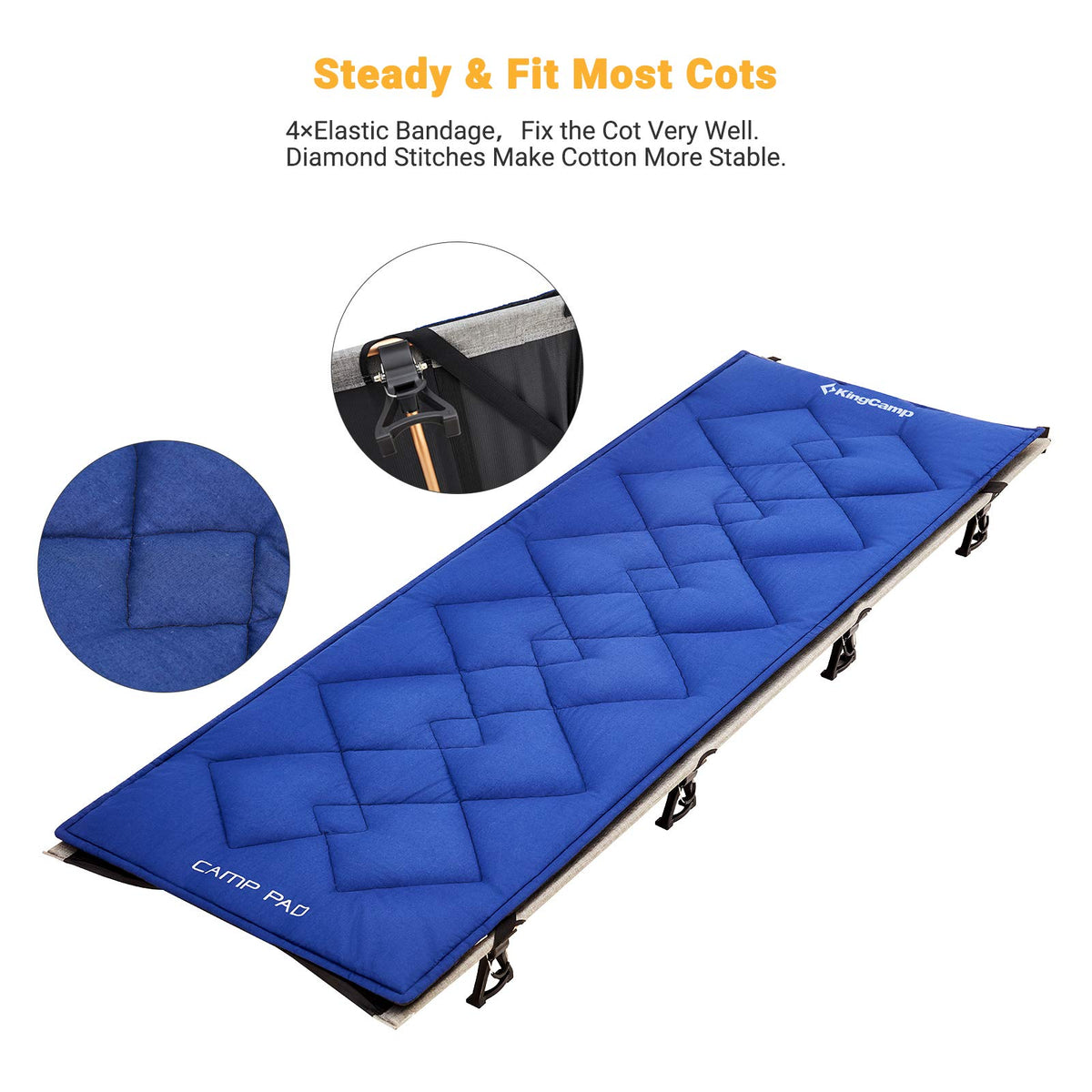 KingCamp CAMP PAD L Sleeping Mat For Camping Cot KingCamp Outdoors kingcamp-camp-pad-l-sleeping-mat-for-camping-cot-kingcamp-outdoors