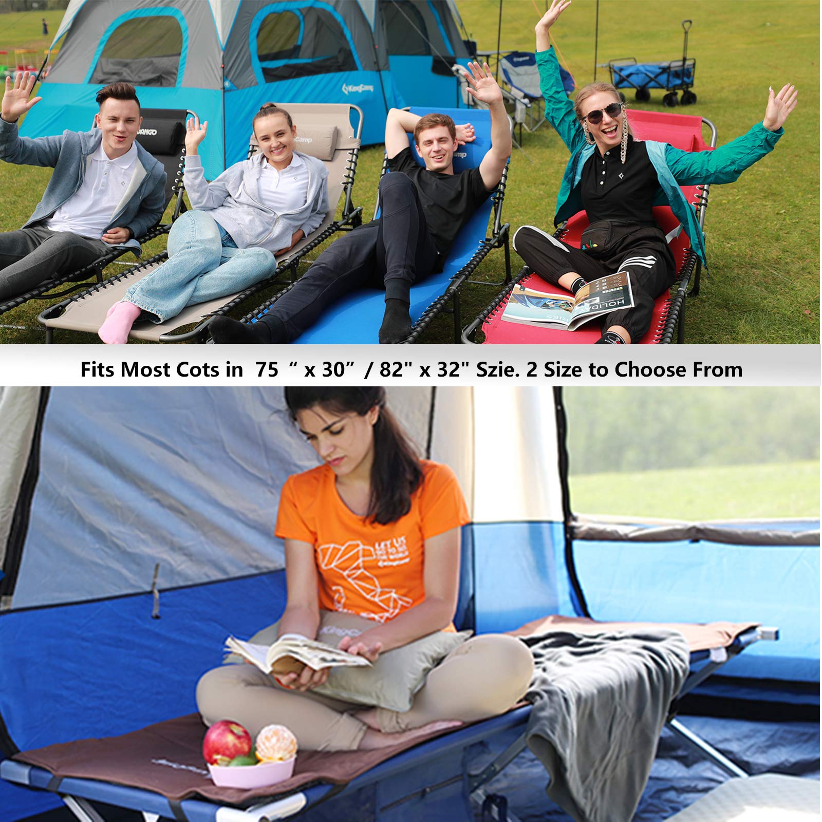 KingCamp Cot Pad for Camping