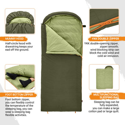 KingCamp FAVOURER ECO 0-Degree Sleeping Bag