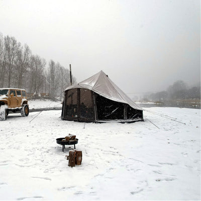 KingCamp KHAN LIGHT 400/500 Canvas Bell Tent