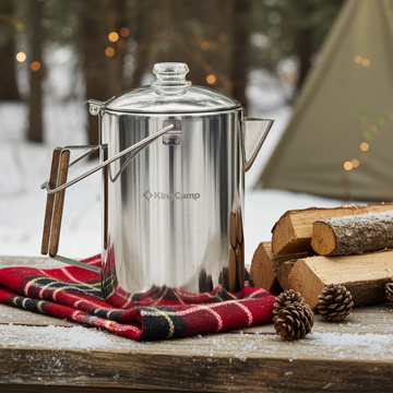 k*a様 カレラアルテックアルミフレームフォークcc520 ct555 top5 KingCamp 9-Cup Stainless Steel Camping Coffee Percolator