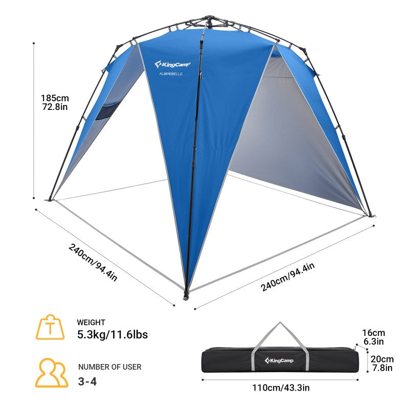 KingCamp Quick-up Sun Shelter Tent