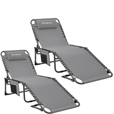 KingCamp Folding Chaise Lounge Chairs