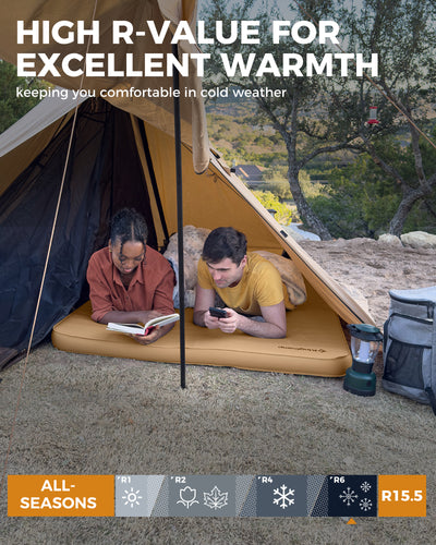 KingCamp PREMIUM SUPER 15 Self-Inflating Camping Sleeping Pad