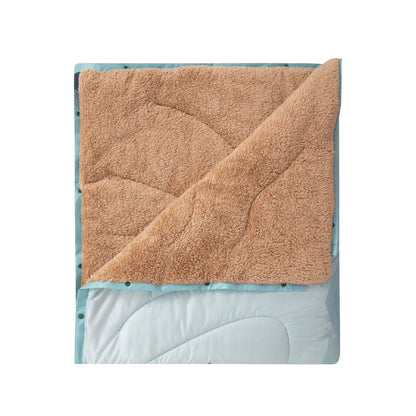 KingCamp Printed Sherpa Fleece Camping Blanket