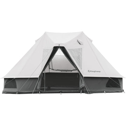 KingCamp Khan Villa 4-Season 4-6 Person Bell Tent | SUPER DEAL