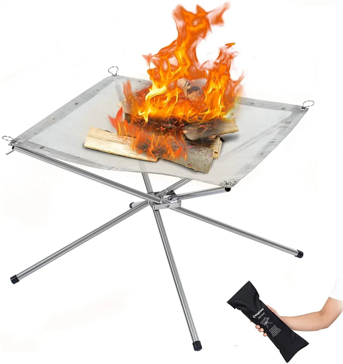 KingCamp Fire Stand Stainless Steel Bonfire Rack – KingCamp Outdoors
