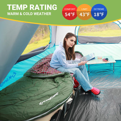 KingCamp Plus Size 3-4 Season Sleeping Bag
