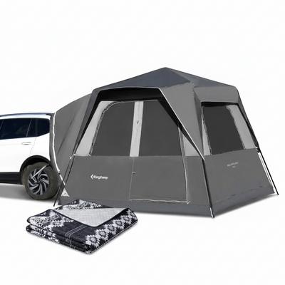 KingCamp BOUNDLESS X3 Car Tent & Waterproof Mat Bundle