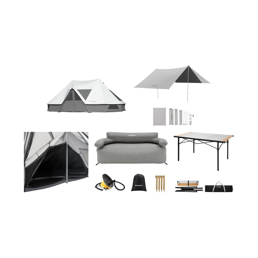 Ultimate KingCamp Khan Palace Tent Bundle