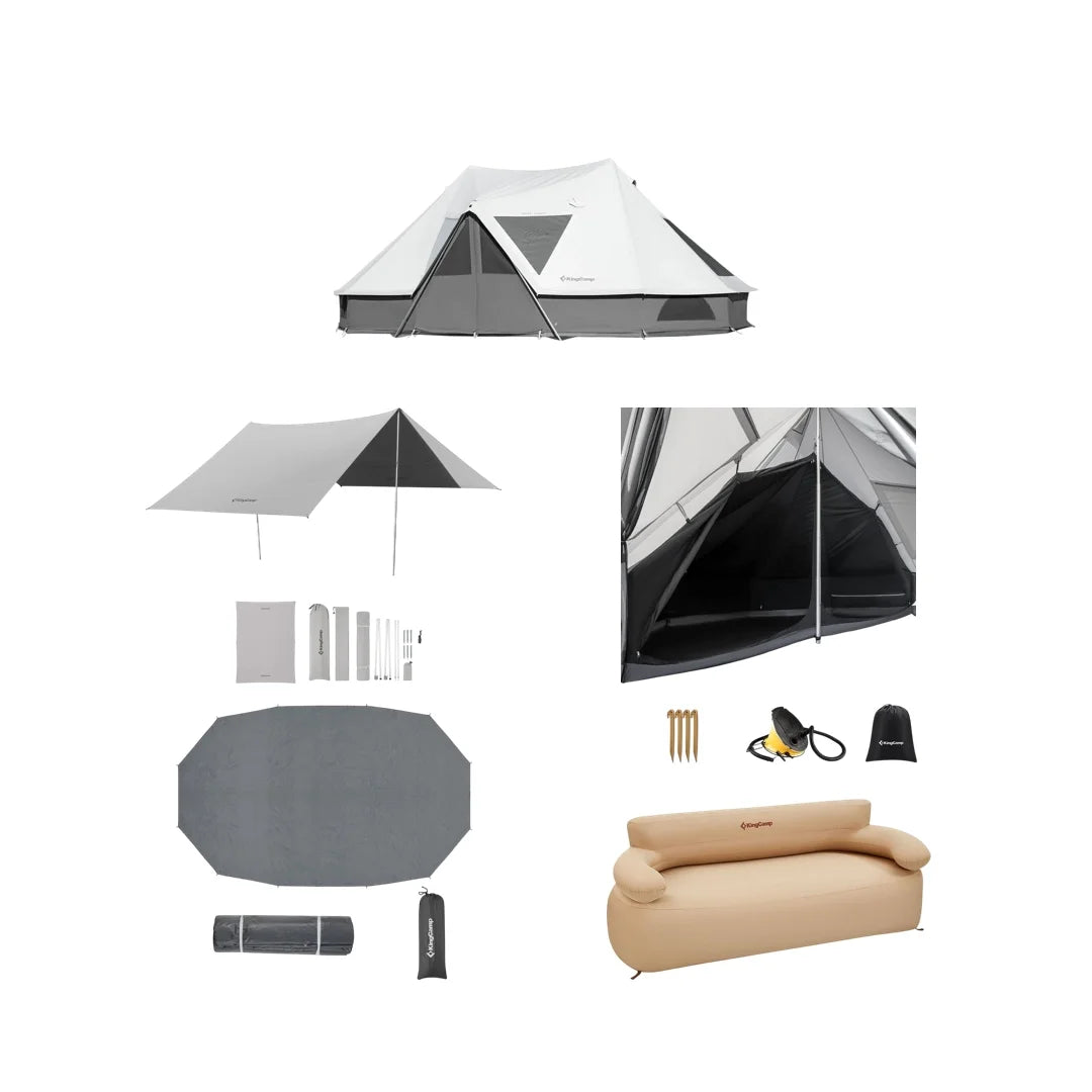 Ultimate KingCamp Khan Palace Tent Bundle