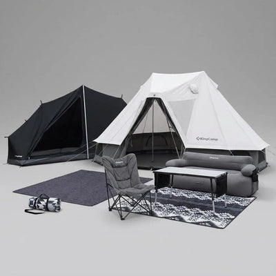 KingCamp Khan Villa Luxury 4-Season Glamping Tent Bundle