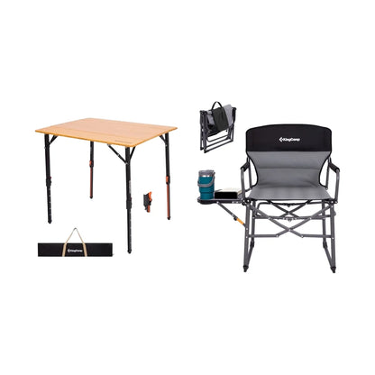 KingCamp Outdoor Table & Chair Bundle Set