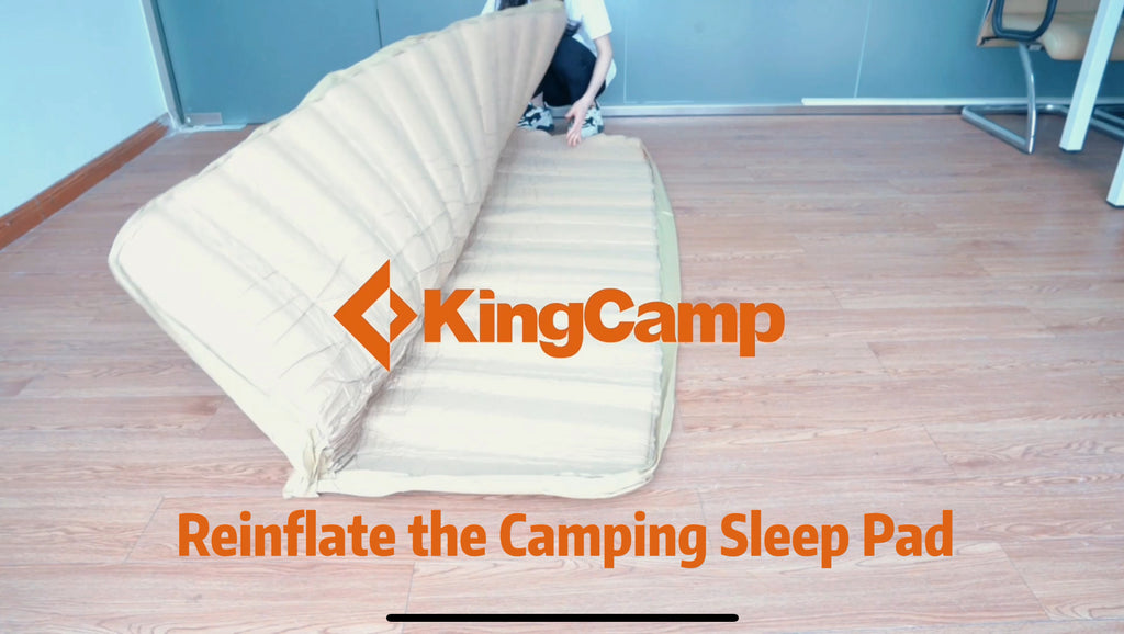 Reinflate the Camping Sleep Pad