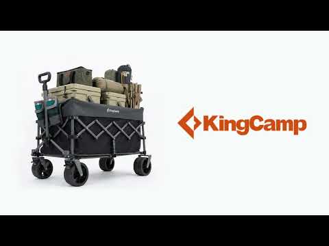 KingCamp 110L Compact Folding Wagon Cart