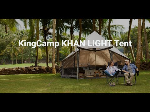 KingCamp KHAN LIGHT 400/500 Canvas Bell Tent
