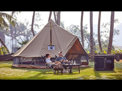 KingCamp KHAN 340GSM TC Canvas 4-Season Bell Tent