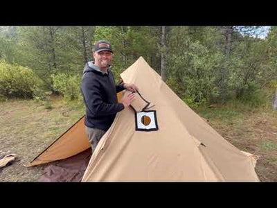 KingCamp TURINO Tipi Hot Tent with Stove Jack