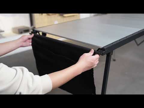 KingCamp GRANITE Adjustable Aluminum Table with Carrying Bag