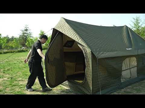 KingCamp Snowhouse 5 Insulated Quilted Cabin Tent with Stove Jack
