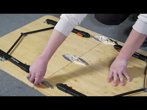 KingCamp BamAura 12070 Bamboo Folding Table 47x27