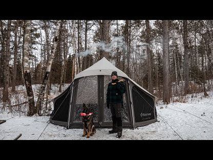 KingCamp KHAN LIGHT 400/500 Canvas Bell Tent