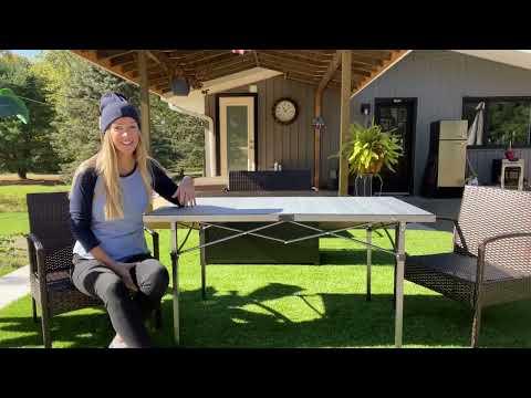 KingCamp GRANITE Aluminum Folding Table for 4-6 Person