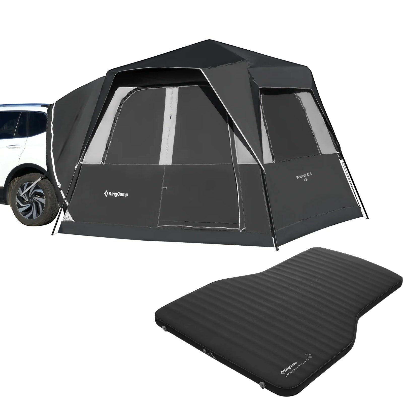KingCamp SUV Tent and Air Mattress Bundle