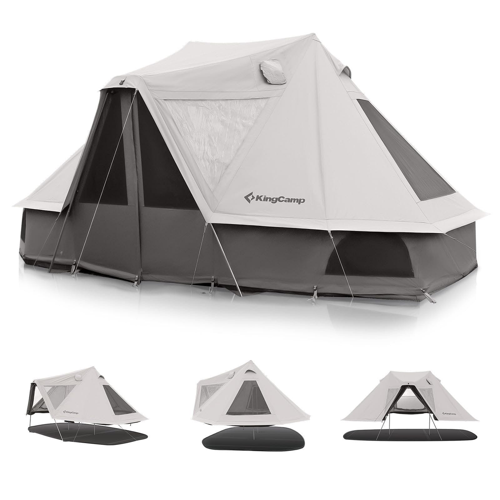 KingCamp KHAN Villa Tent with Free Inner Bundle – KingCamp Outdoors