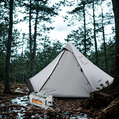 KingCamp Tipi Tent and Wood Stove Bundle Kit