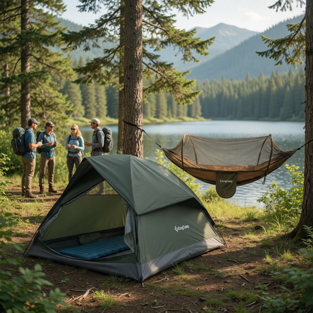 KingCamp Backpacker & Trailhead 3-in-1 Comfort Bundle