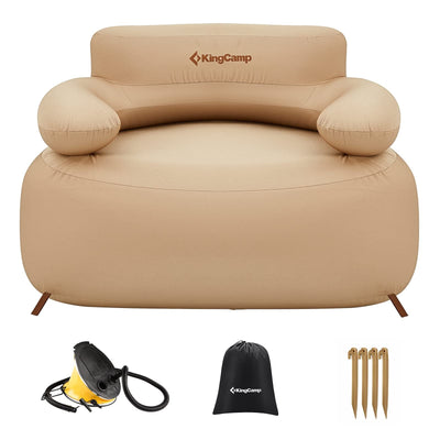 KingCamp 2-Person Inflatable Sofa & Single Set Bundle