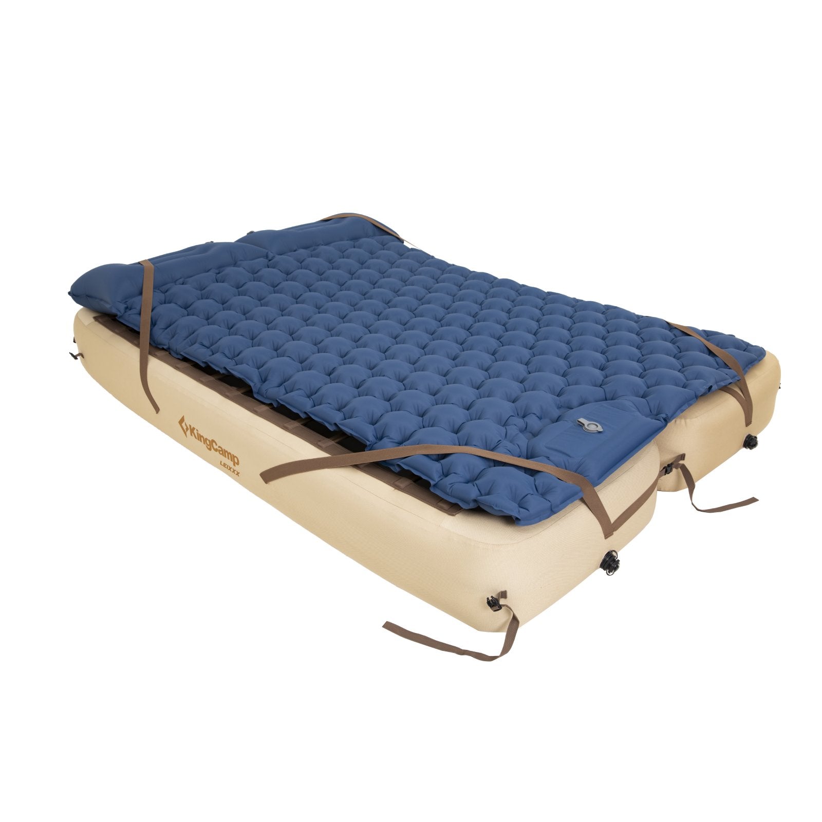 KingCamp Sleeping Bundle: 2-in-1 Air Pad & Mattress Frame Pack