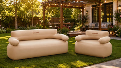 KingCamp 2-Person Inflatable Sofa & Single Set Bundle